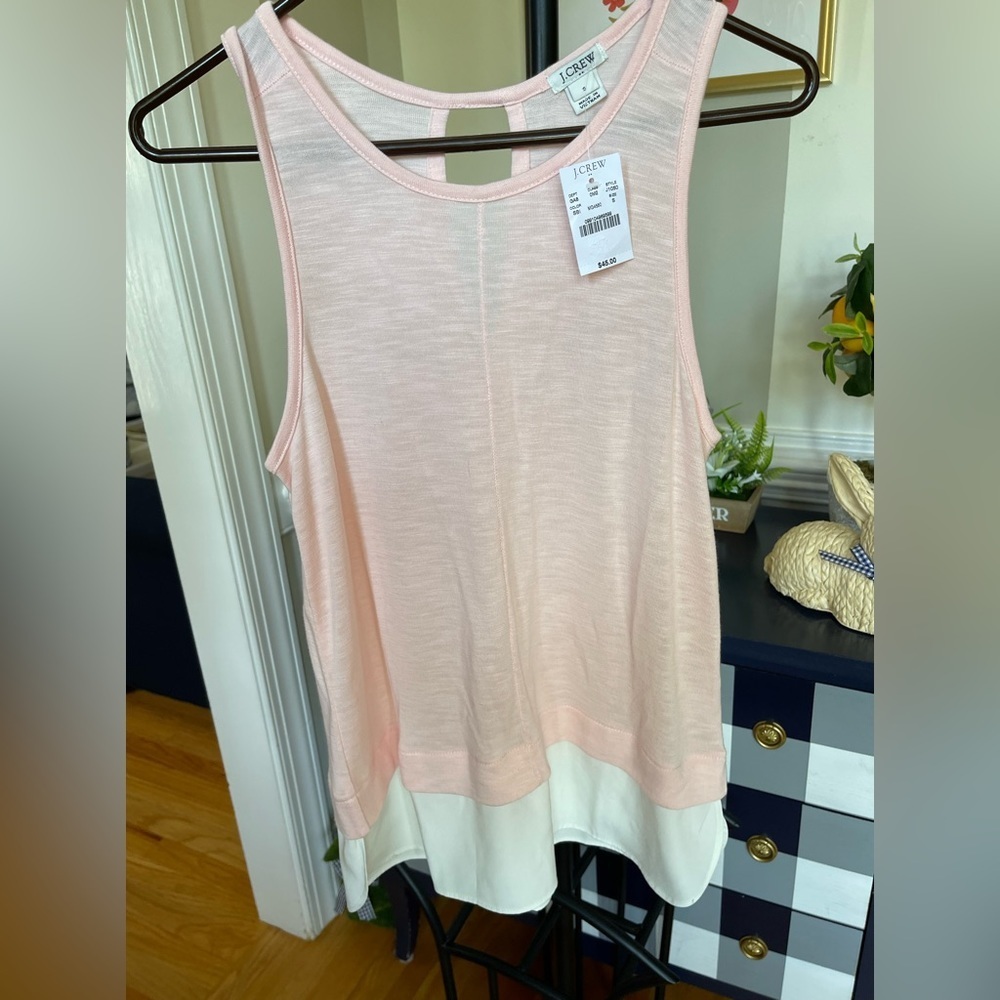 J Crew NWT Drapey Tunic Top with Silky Hem-S